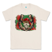 Natural christmas horseshoe bull skull Classic Tee - BarkalooDesign