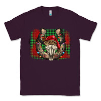 Plum christmas horseshoe bull skull Classic Tee - BarkalooDesign