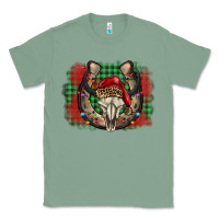 Sage christmas horseshoe bull skull Classic Tee - BarkalooDesign