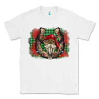 White christmas horseshoe bull skull Classic Tee - BarkalooDesign
