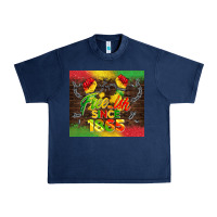 Navy free ish since 1865 Urban Heavy Tee - BarkalooDesign