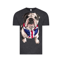 Vintage Black english bulldog Vintage Tee - RanaPortraitStore