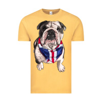 Vintage Mustard english bulldog Vintage Tee - RanaPortraitStore