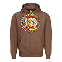 Chestnut Christmas chick Zipper Hoodie - Artiststas
