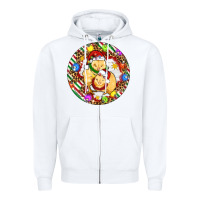 White Christmas chick Zipper Hoodie - Artiststas