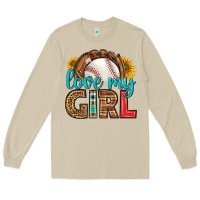Mushroom love my girl baseball Long Sleeve Tee - HRA Design Shop