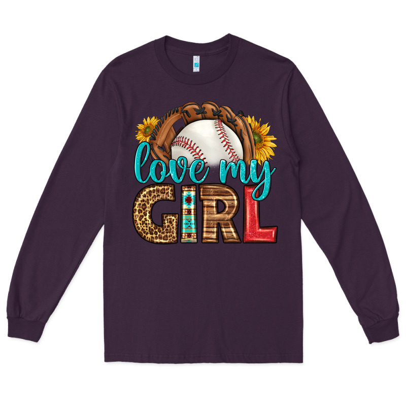 Love My Girl Baseball Long Sleeve Tee by HRA Design Shop | Teevron