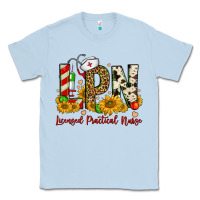 Dusty Blue christmas lpn licensed practical nurse Classic Tee - FaDigitalArtStudio