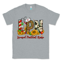 Heather Grey christmas lpn licensed practical nurse Classic Tee - FaDigitalArtStudio