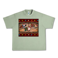 Oil Green hohoho christmas cows Urban Heavy Tee - RanaPortraitStore