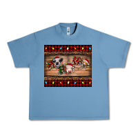 Pebble Blue hohoho christmas cows Urban Heavy Tee - RanaPortraitStore