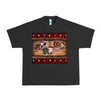Pigment Black hohoho christmas cows Urban Heavy Tee - RanaPortraitStore
