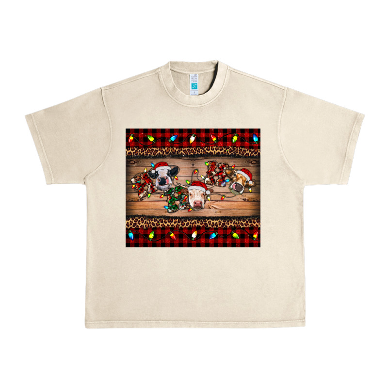 Hohoho Christmas Cows Urban Heavy Tee by RanaPortraitStore | Teevron