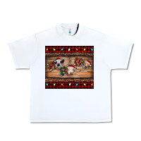 White hohoho christmas cows Urban Heavy Tee - RanaPortraitStore