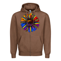 Chestnut pride sunflower Zipper Hoodie - JahusDesignShop