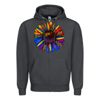 Smoke pride sunflower Zipper Hoodie - JahusDesignShop