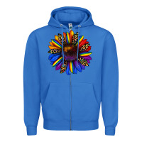 True Royal pride sunflower Zipper Hoodie - JahusDesignShop