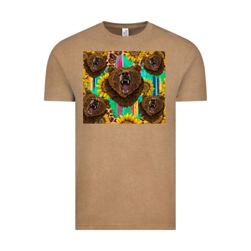 Bear Tumbler Vintage Tee by BarkalooDesign | Teevron