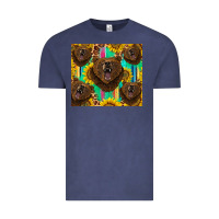 Vintage Denim bear tumbler Vintage Tee - BarkalooDesign