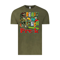 Vintage Olive ready to crush pre k Vintage Tee - texasbilliewilder