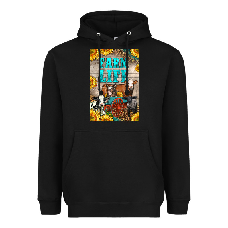 Western Farm Life Heavyweight Hoodie by LillyAllenDesigns | Teevron