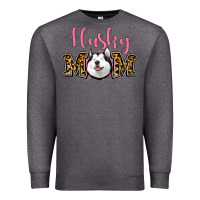 Charcoal Heather Husky Mom Premium Sweatshirt - Jasminsmagicworld