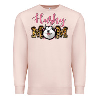 Pale Pink Husky Mom Premium Sweatshirt - Jasminsmagicworld