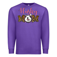 Purple Husky Mom Premium Sweatshirt - Jasminsmagicworld