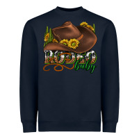 Navy rodeo baby western Heavyweight Sweatshirt - texasbilliewilder