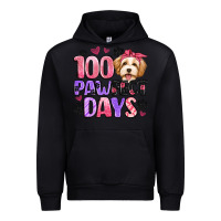 Black 100 pawfect days Urban Hoodie - Artiststas