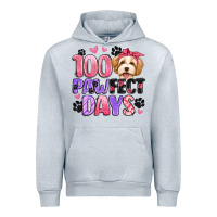 Heather Grey 100 pawfect days Urban Hoodie - Artiststas