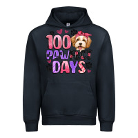 Navy 100 pawfect days Urban Hoodie - Artiststas