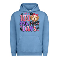 Pigment Pebble Blue 100 pawfect days Urban Hoodie - Artiststas