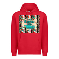 Red i am a pharmacist i know things Premium Hoodie - MaliasSmallBusiness