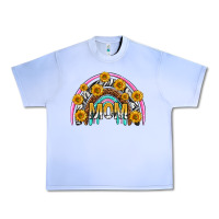 Grape Ice mom with sunflower rainbow mothers day Urban Heavy Tee - texasbilliewilder