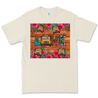 Bone love school bus leopard Premium Tee - Artiststas