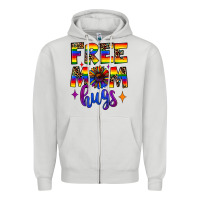 Dove Grey free mom hugs Zipper Hoodie - JahusDesignShop