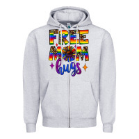 Heather Grey free mom hugs Zipper Hoodie - JahusDesignShop