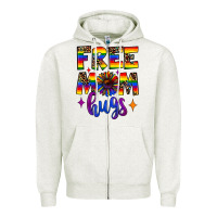 Oatmeal Heather free mom hugs Zipper Hoodie - JahusDesignShop
