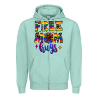 Seafoam free mom hugs Zipper Hoodie - JahusDesignShop