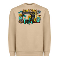 Mushroom sewing life western Heavyweight Sweatshirt - texasbilliewilder