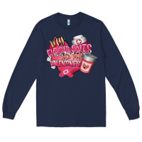 Navy my residents are my valentine Long Sleeve Tee - RacoonDesign