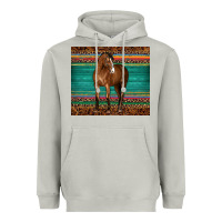 Moon Dust western horse serape  leather leopard Heavyweight Hoodie - BarkalooDesign