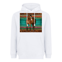 White western horse serape  leather leopard Heavyweight Hoodie - BarkalooDesign