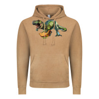 Vintage Camel T-Rex dinosaur holding a taco Vintage Hoodie - RanaPortraitStore