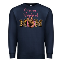 Navy German Shepherd Mom Premium Sweatshirt - Jasminsmagicworld
