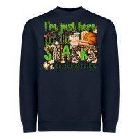 Navy im just here for the snacks basketball brother Heavyweight Sweatshirt - Zillion Design Studio