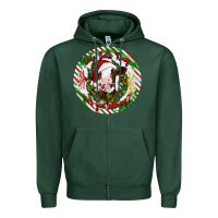 Sports Green Christmas cow bells ring are you listening Zipper Hoodie - Artiststas
