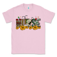Bubblegum Pink christmas nurse sunflower Classic Tee - FaDigitalArtStudio