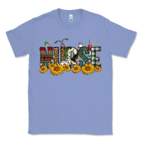 Colony Blue christmas nurse sunflower Classic Tee - FaDigitalArtStudio